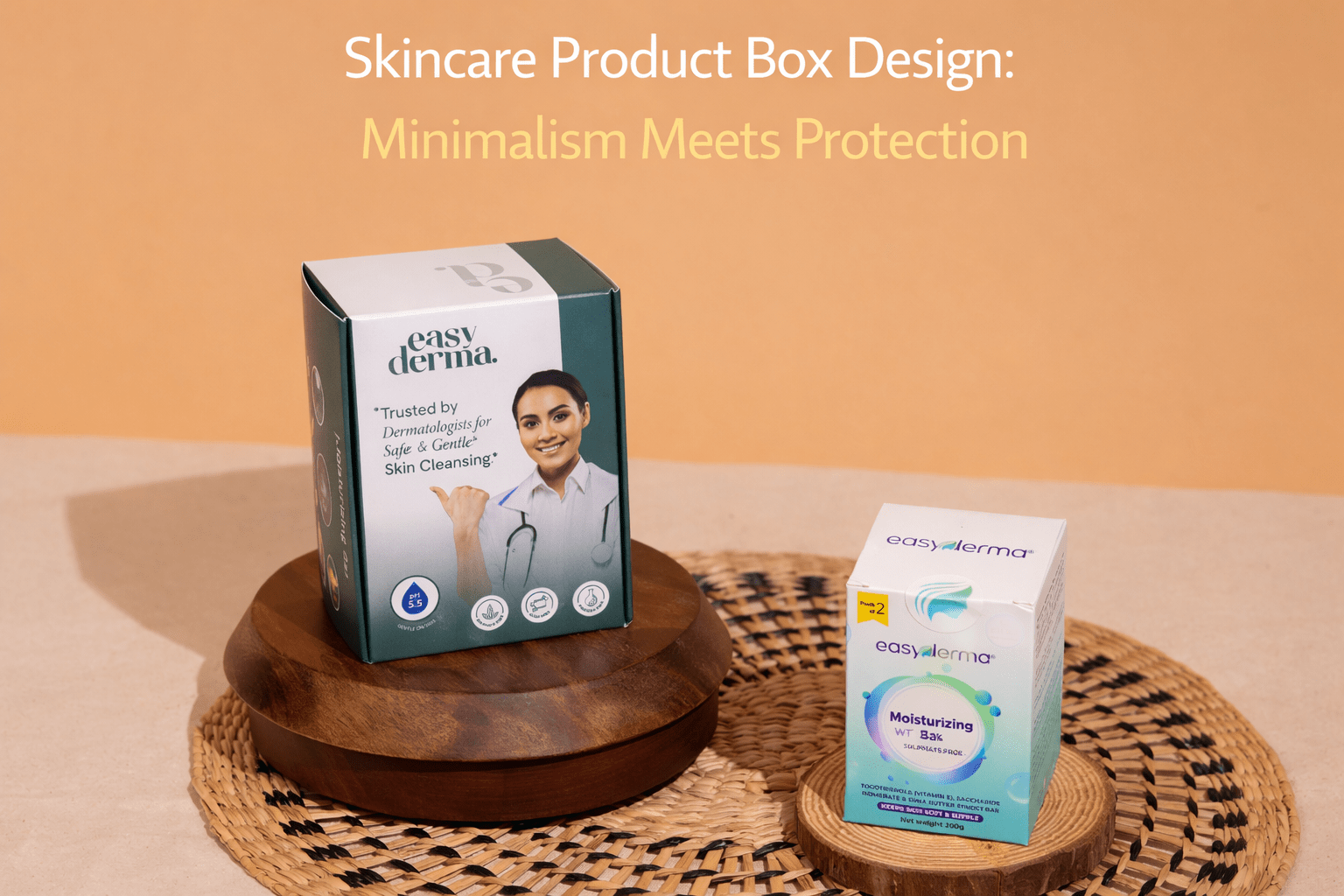 Skincare Product Box Design: Minimalism Meets Protection