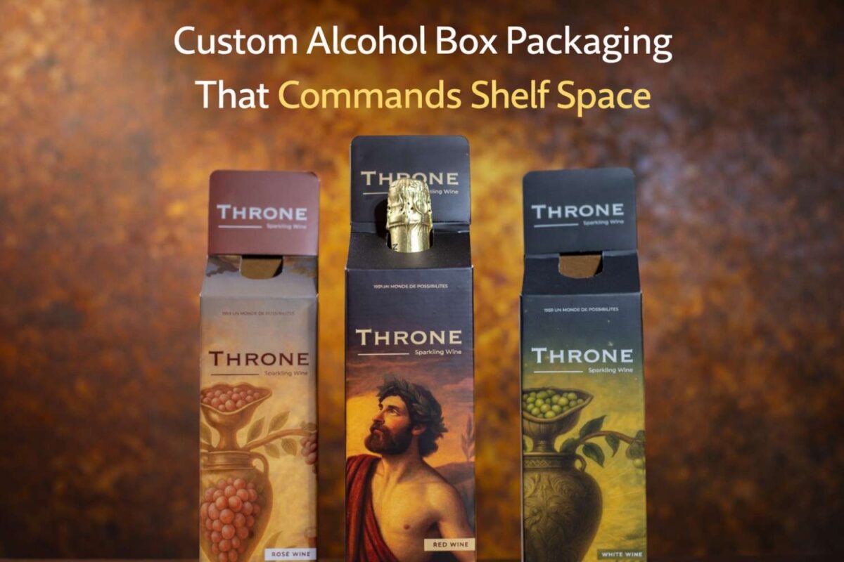 Alcohol box packaging