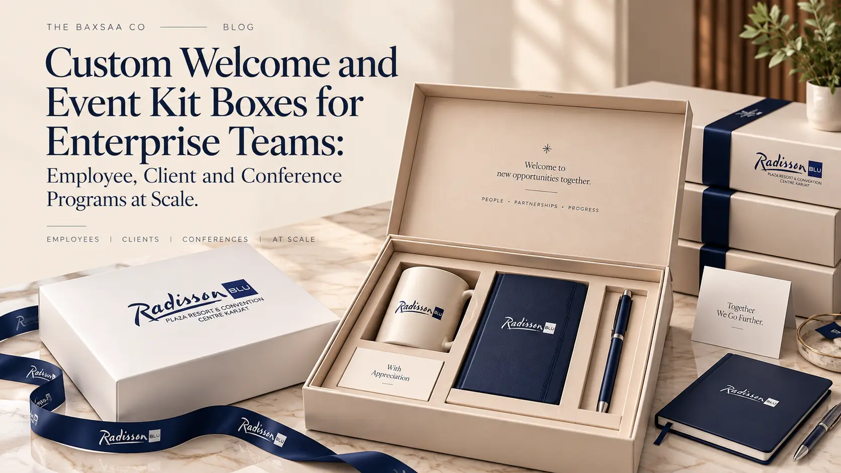 Custom Welcome and Event Kit Boxes for Enterprise Teams Employee, Client and Conference Programs at Scale